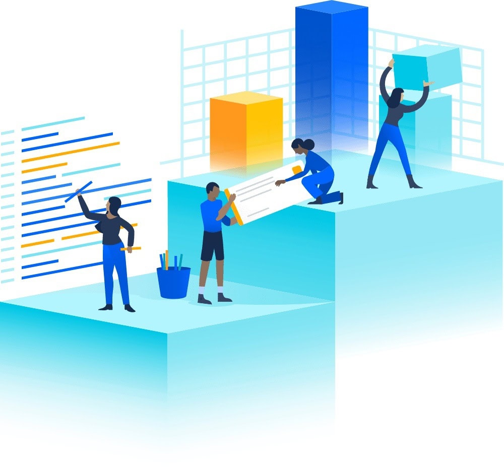 Todos los productos Atlassian se conectan entre si Todos los productos Atlassian se conectan entre si