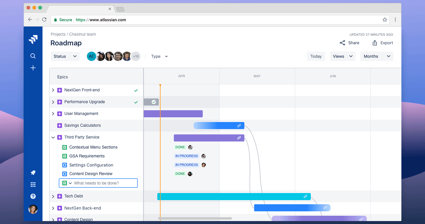 JIRA Software pantalla de trabajo JIRA Software pantalla de trabajo