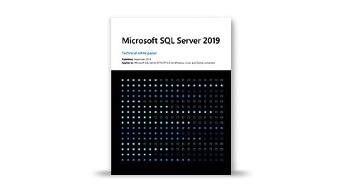 Microsoft SQL Server Microsoft SQL Server