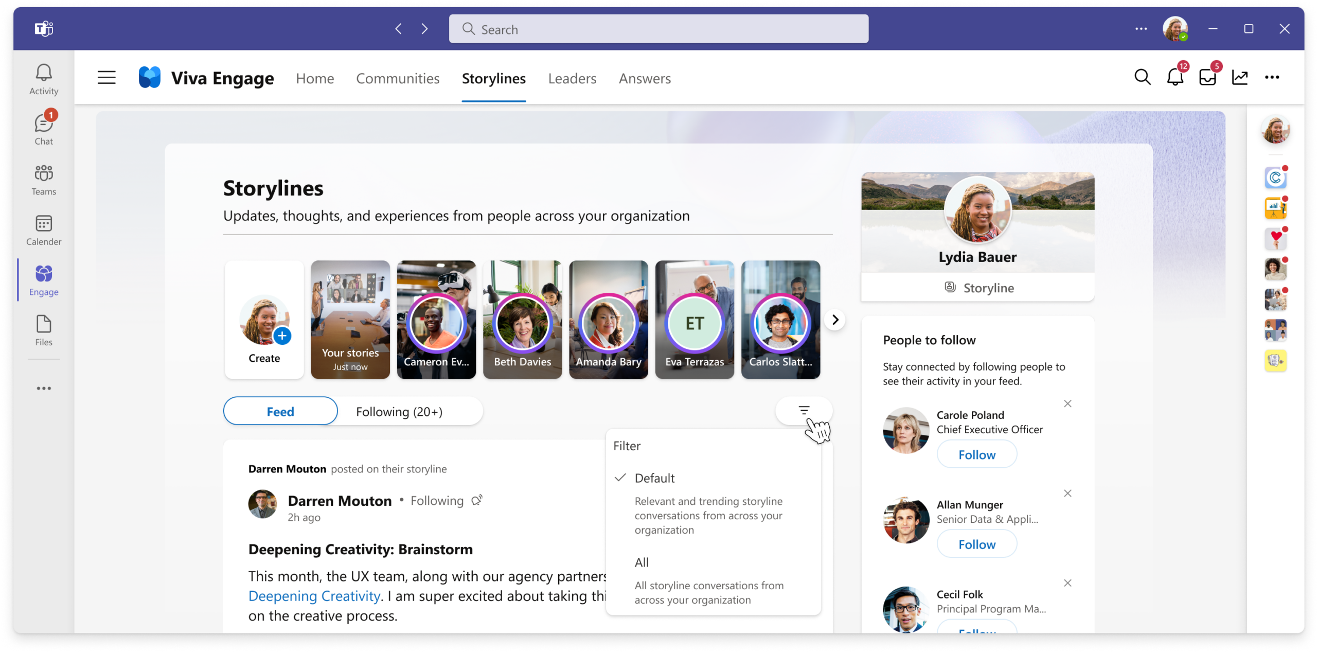 Viva engage, componente de Microsoft Viva