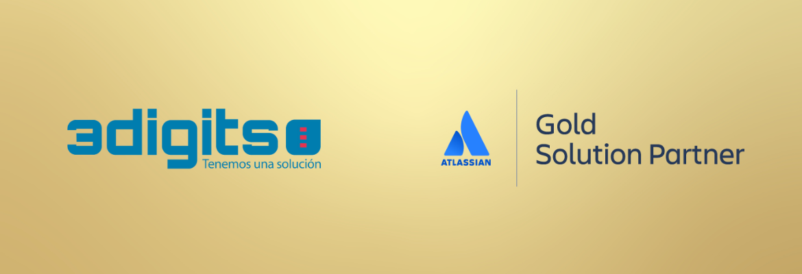 3digits reconocida por tercer año consecutivo como Atlassian Gold Solution Partner