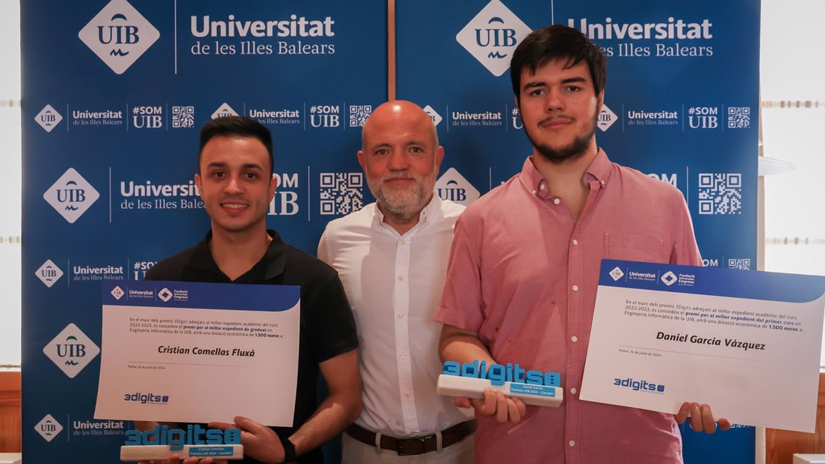 Premios 3digits en Ingeniería Informática de la UIB