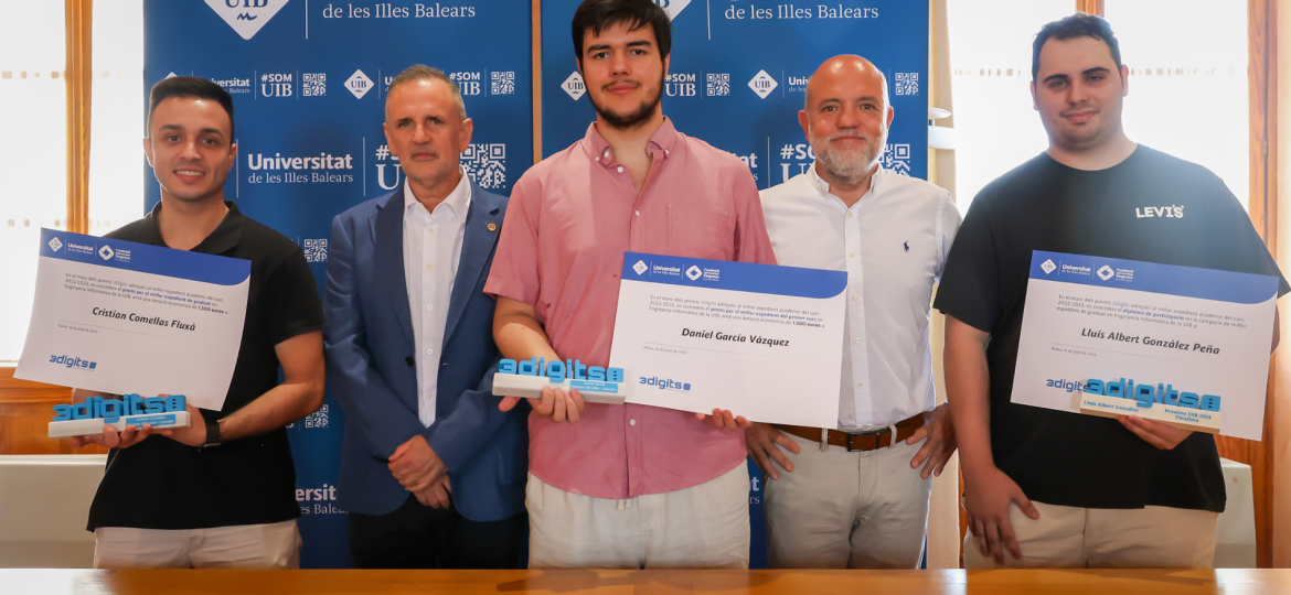 Premios 3digits en Ingeniería Informática de la UIB