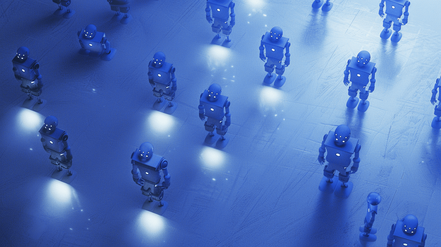 Representación de red de bots o botnet