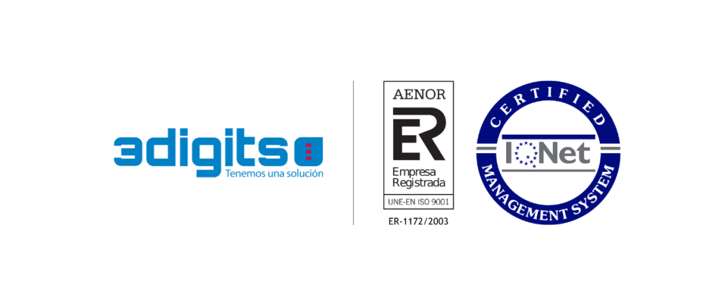 AENOR reconoce la calidad de la gestión de 3digits