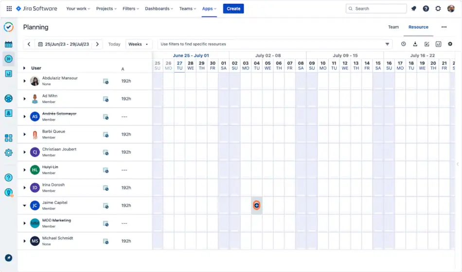 Jira Tempo, app de Jira para la gestión de tiempos