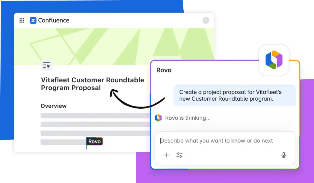 Rovo y la nueva era de la creación de contenido en Confluence