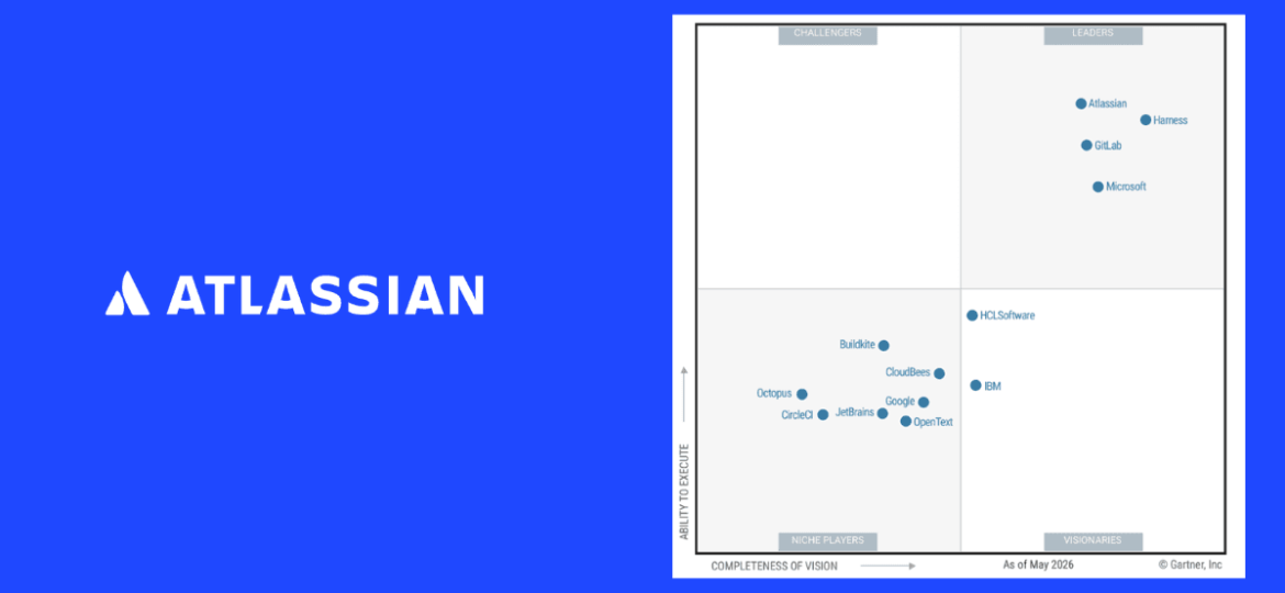 Atlassian, líder en el Cuadrante de Gartner 2026 en DevSecOps