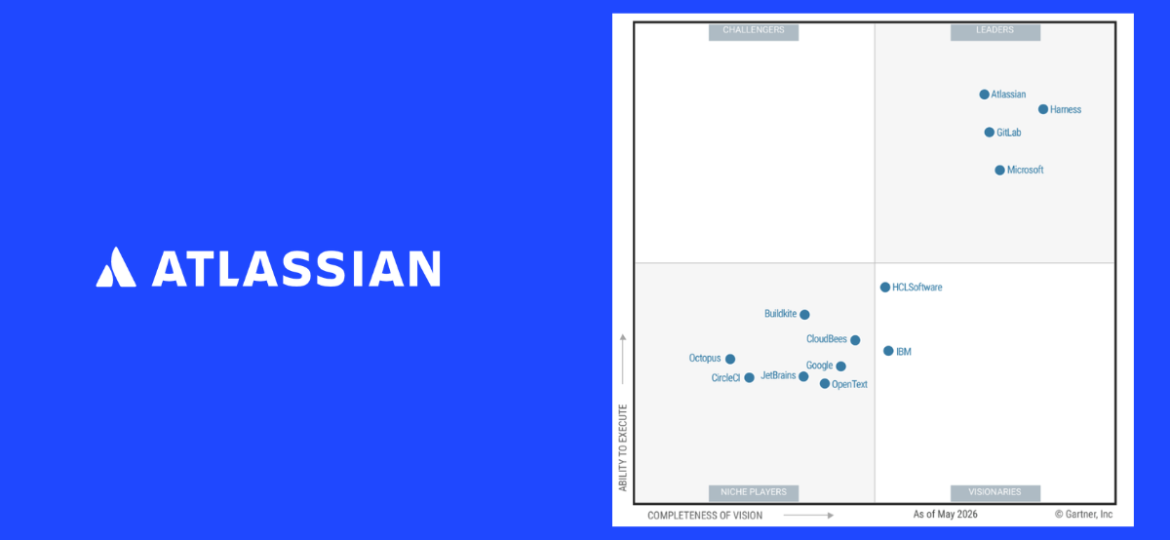Atlassian, líder en el Cuadrante de Gartner 2026 en DevSecOps