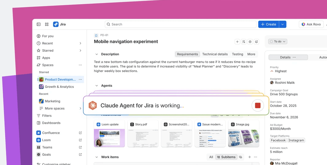Claude Agent en Jira convierte los tickets en código listo para producción