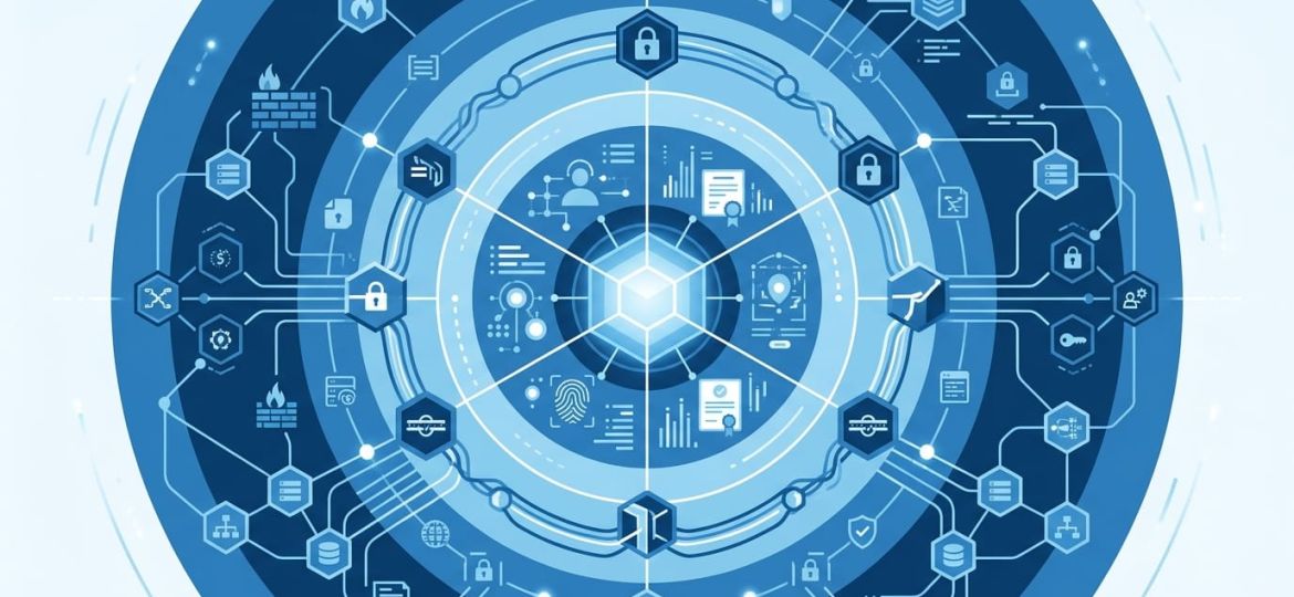 La gestión de identidades y accesos (IAM) se estructura en múltiples capas interdependientes: verificación de identidad, control de acceso y gobierno de privilegios, que trabajan en conjunto para reducir la superficie de ataque.