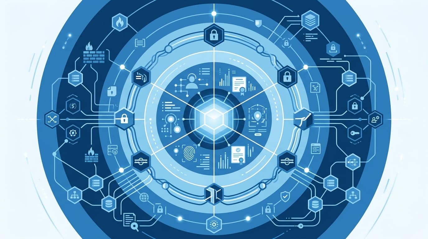 La gestión de identidades y accesos se estructura en múltiples capas interdependientes: verificación de identidad, control de acceso y gobierno de privilegios, que trabajan en conjunto para reducir la superficie de ataque.