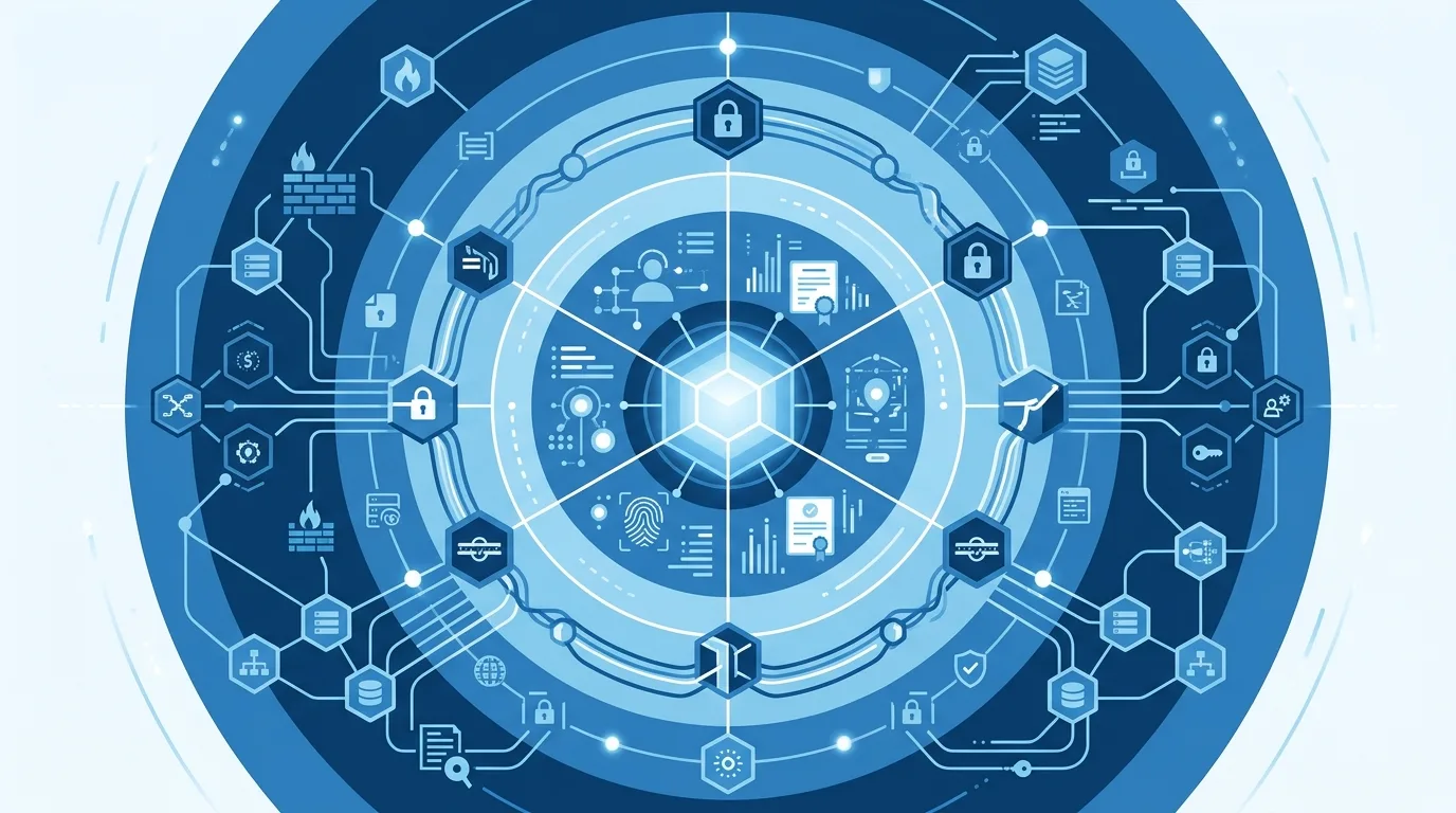 La gestión de identidades y accesos se estructura en múltiples capas interdependientes: verificación de identidad, control de acceso y gobierno de privilegios, que trabajan en conjunto para reducir la superficie de ataque.