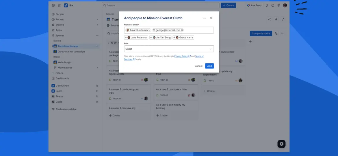 Nuevas licencias Guest en Jira: una forma más inteligente de colaborar con clientes, proveedores y partners