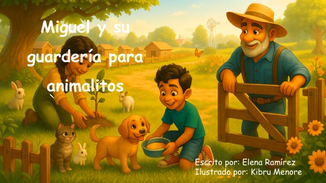 Miguel y su guardería para animalitos