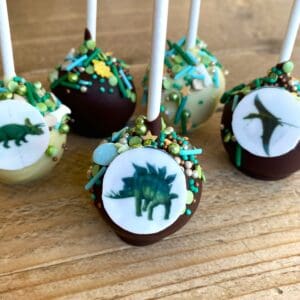 Dinosaurus cakepops