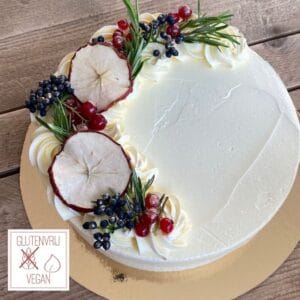 Kerst vegan en glutenvrije taart
