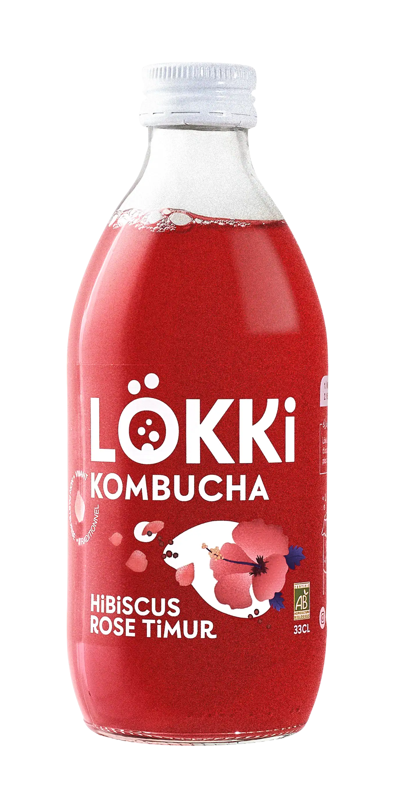Lokki Kombucha Packaging Design Hibiscus Rose Timur