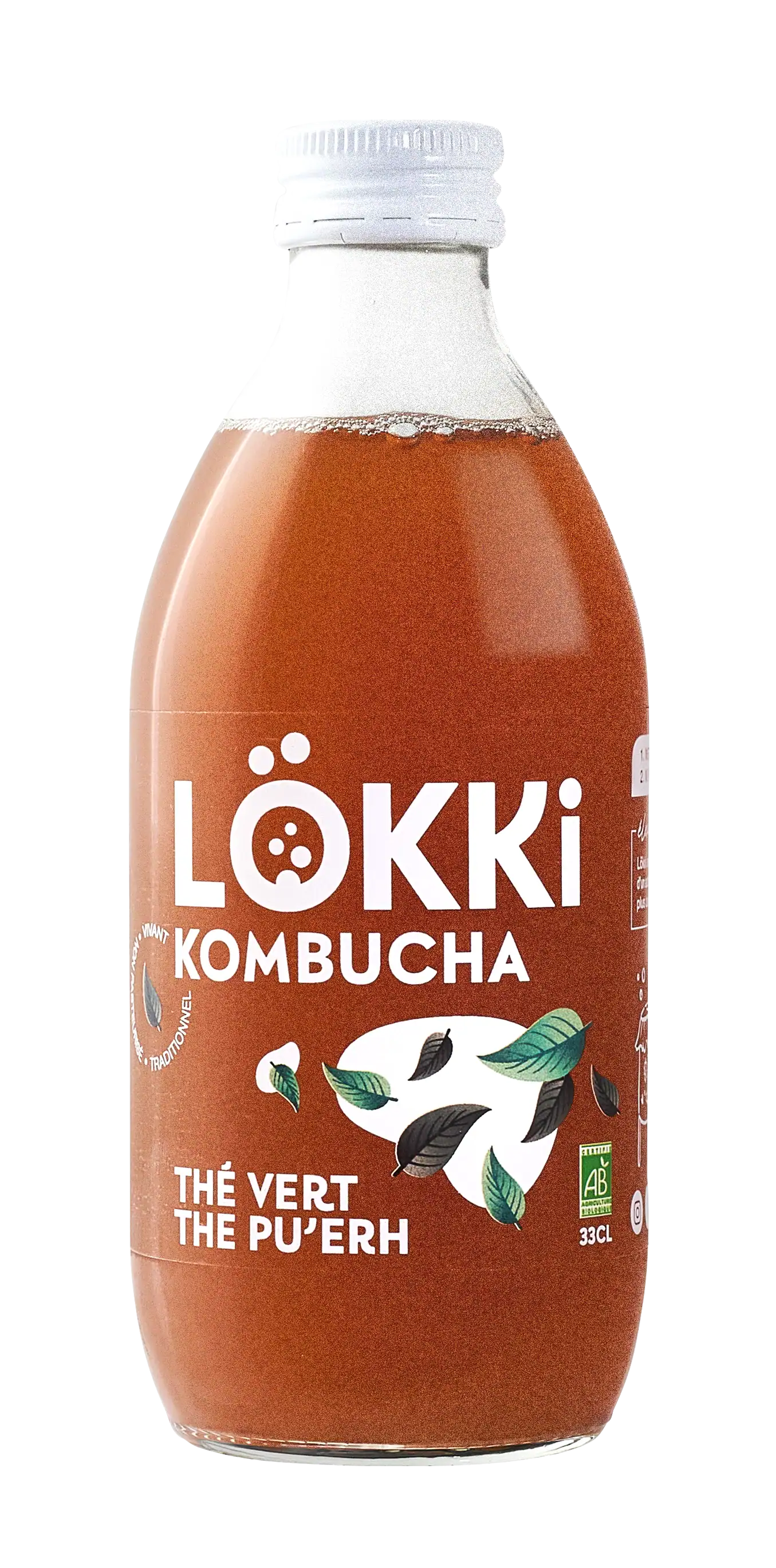 Lokki Kombucha Packaging Design Thé Vert
