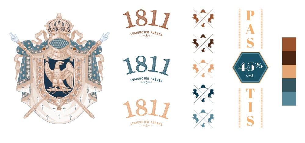 Pastis 1811 - Charte graphique