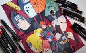 How to draw AKATSUKI Characters