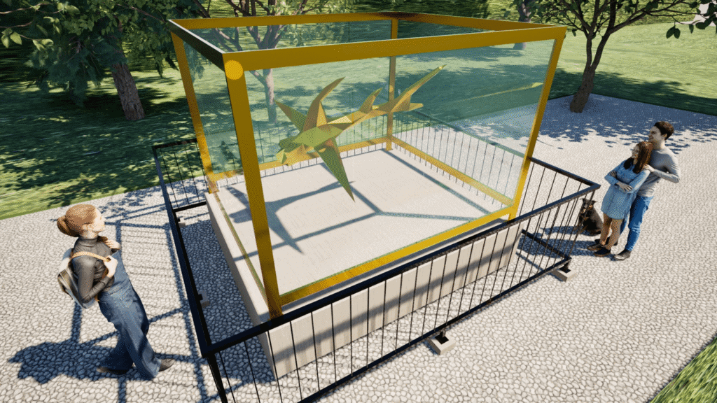 Exhibición de oso de nopal en parque temático en Huila, Colombia, con visitantes observando el atractivo interactivo en un ambiente natural y familiar, promoviendo turismo y cultura local.