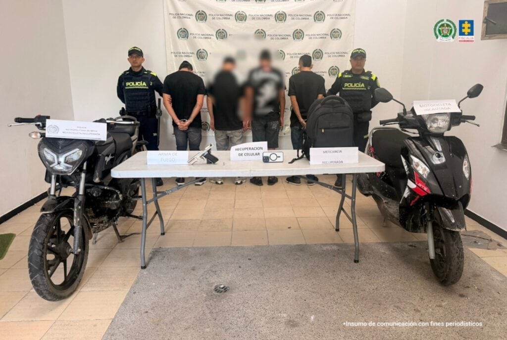 Policía detiene a dos hombres por robo violento en la vía Neiva - Rivera, en una operación policial en Huila.