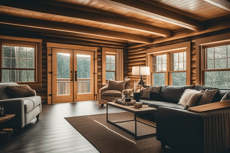 Transform Your Log Cabin with Contemporary Interior Design