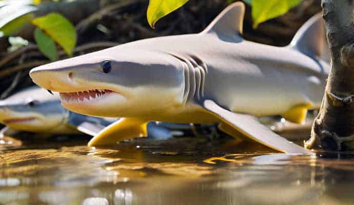 JuvenileLemonSharksMangroveSwamp_Feeding
