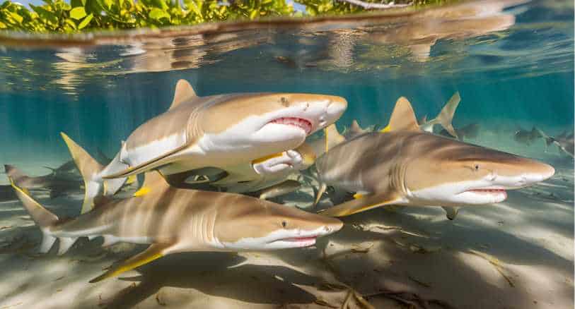 lemon-sharks-group