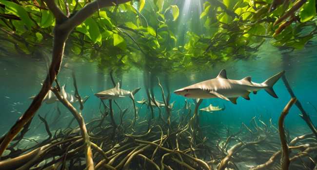 lemon_shark_juvenile_nursery_mangrove_habitat