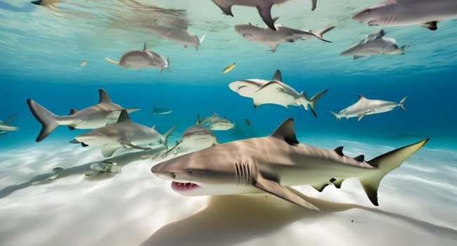 lemon_shark_ambush_cooperative_hunting_behavior