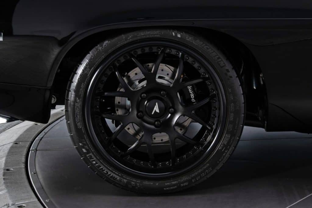 upgraded tires, wheels, and brakes are a great reason to buy a restomod