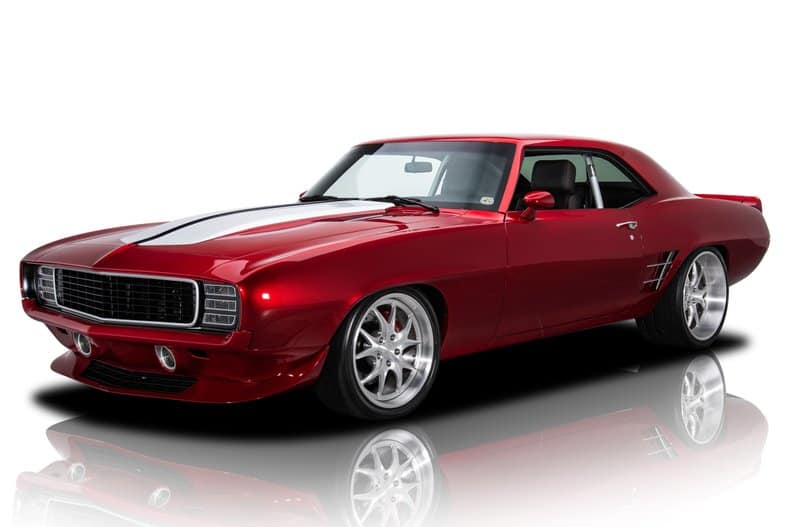 exterior of the 1969 Chevrolet Camaro Restomod