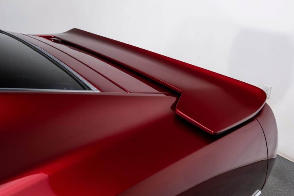 aftermarket spoiler makes the decision to buy a restomod an easy one