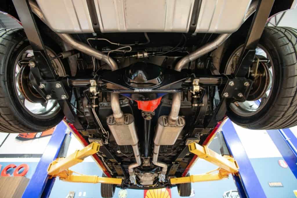 underside of the 1971 Chevrolet Camaro Restomod