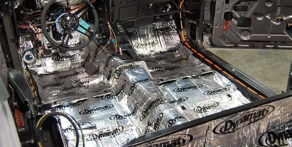 this is a picture of dynamat sound deadening material