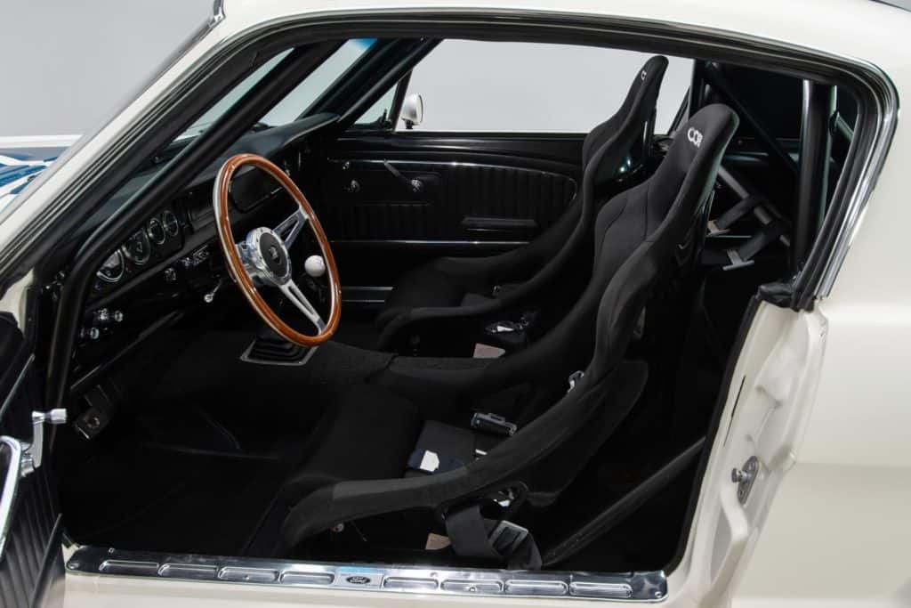 interior of the mustang