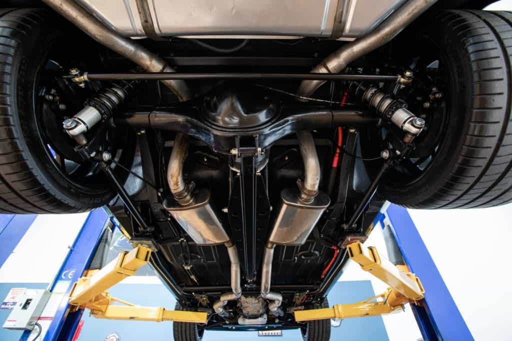 underside of the 1969 Chevrolet Camaro Supercharged Restomod