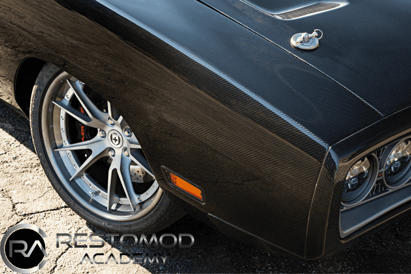 Picture of a Dodge Charger Restomod