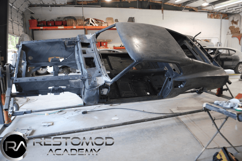 picture of a Ford Mustang Restomod