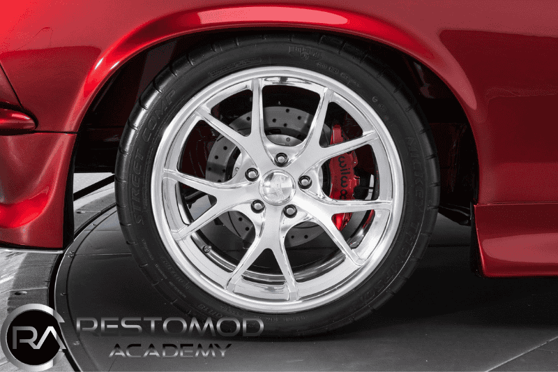 picture of a Ford Mustang Restomod