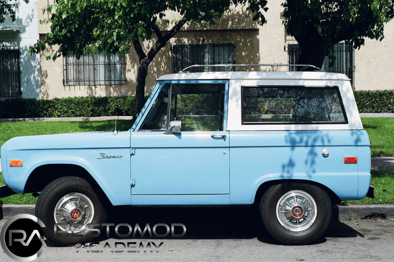 picture of a bronco restomod