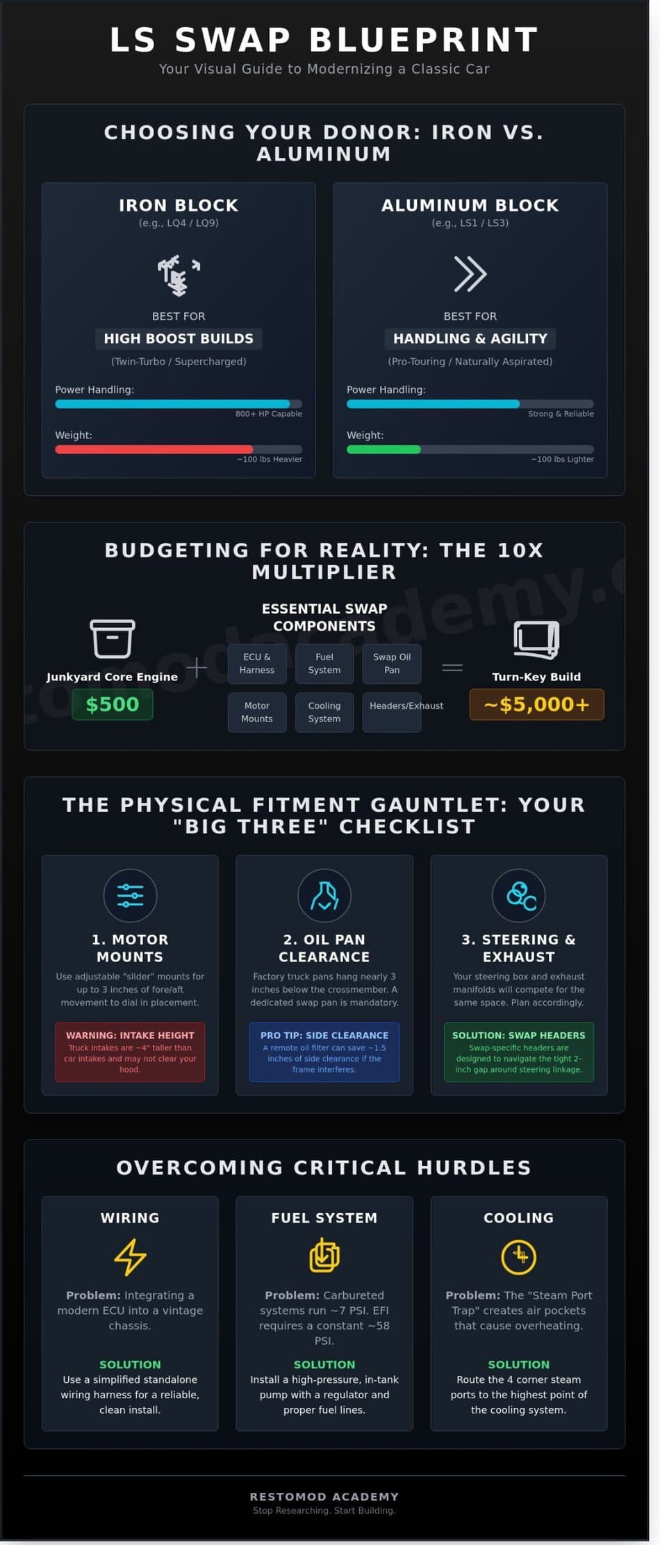 LS Swap Guide for Classic Cars: The Ultimate 2026 Restomod Blueprint