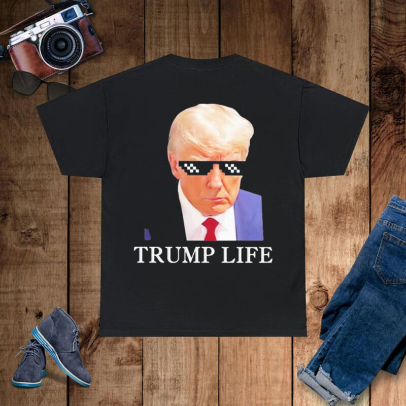 Donald Trump Meme Mugshot Thug Life T-shirts
