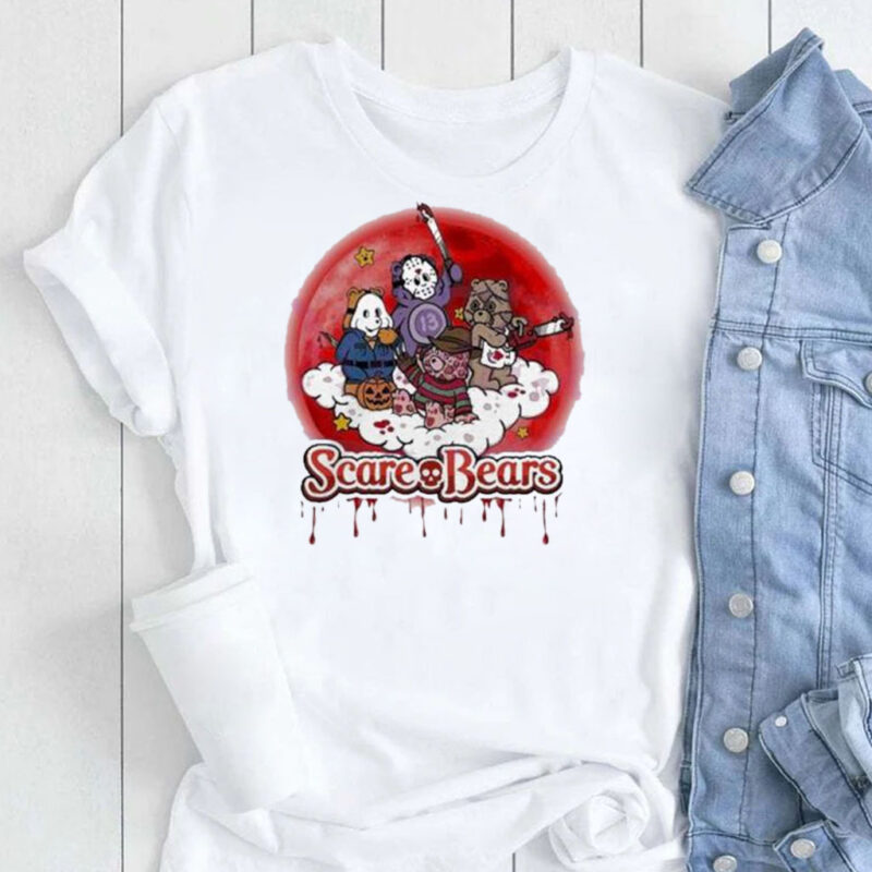 Scare Bears Red Horror Movie Halloween 2023 T-Shirt