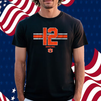 Auburn Basketball Denver Jones 12 Shirt