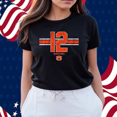 Auburn Basketball Denver Jones 12 Shirts