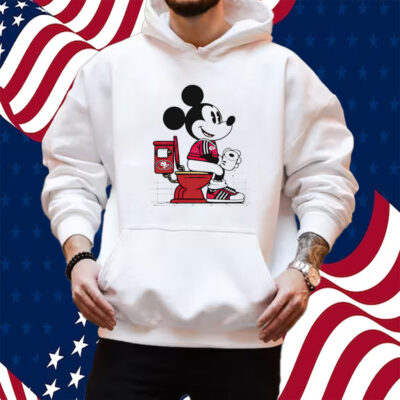 Mickey Mouse Chiefs Shit On 49ers Toilet Shirt Hoodie