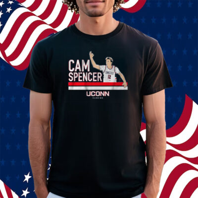 Uconn Basketball Cam Spencer Signature Pose T-Shirt